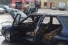 U Kauflandu hořel automobil